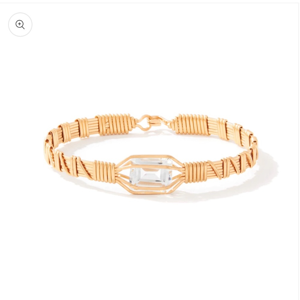 Ronaldo Bracelet w/ clear stone